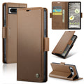 For Google Pixel 7a CaseMe RFID Anti-theft Leather Wallet Phone Case