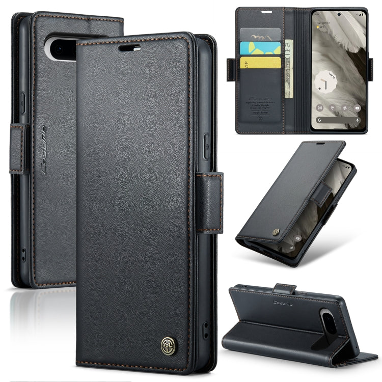 For Google Pixel 8 Pro CaseMe RFID Anti-theft Leather Wallet Phone Case