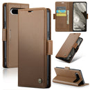 For Google Pixel 7a CaseMe RFID Anti-theft Leather Wallet Phone Case