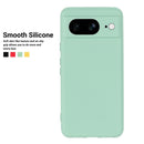 Solid Color Liquid Silicone Dropproof Full Coverage Phone Case, For Google Pixel 8