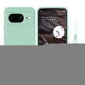 Solid Color Liquid Silicone Dropproof Full Coverage Phone Case, For Google Pixel 8