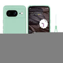 Solid Color Liquid Silicone Dropproof Full Coverage Phone Case, For Google Pixel 8
