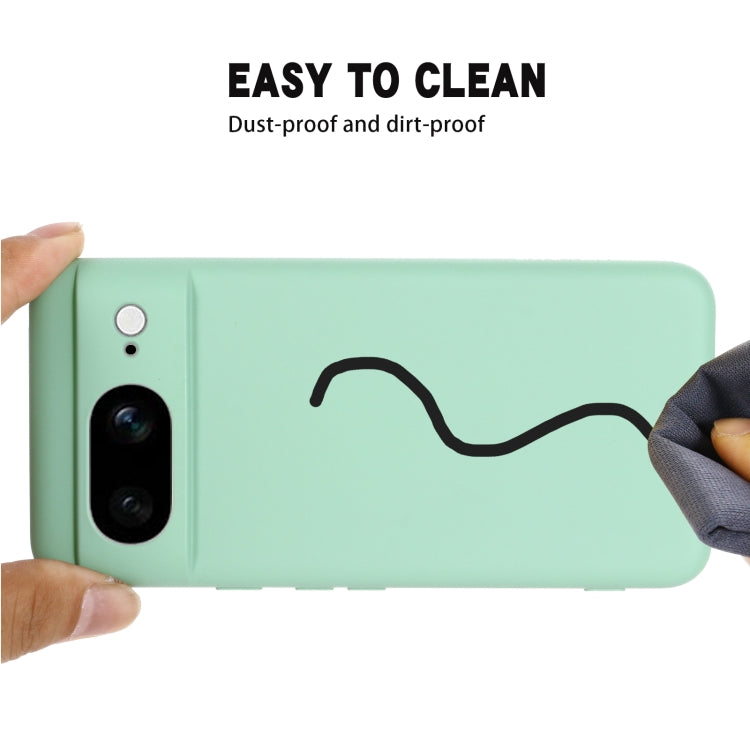 For Google Pixel 8 Pro Pure Colour Liquid Silicone Shockproof Phone Case