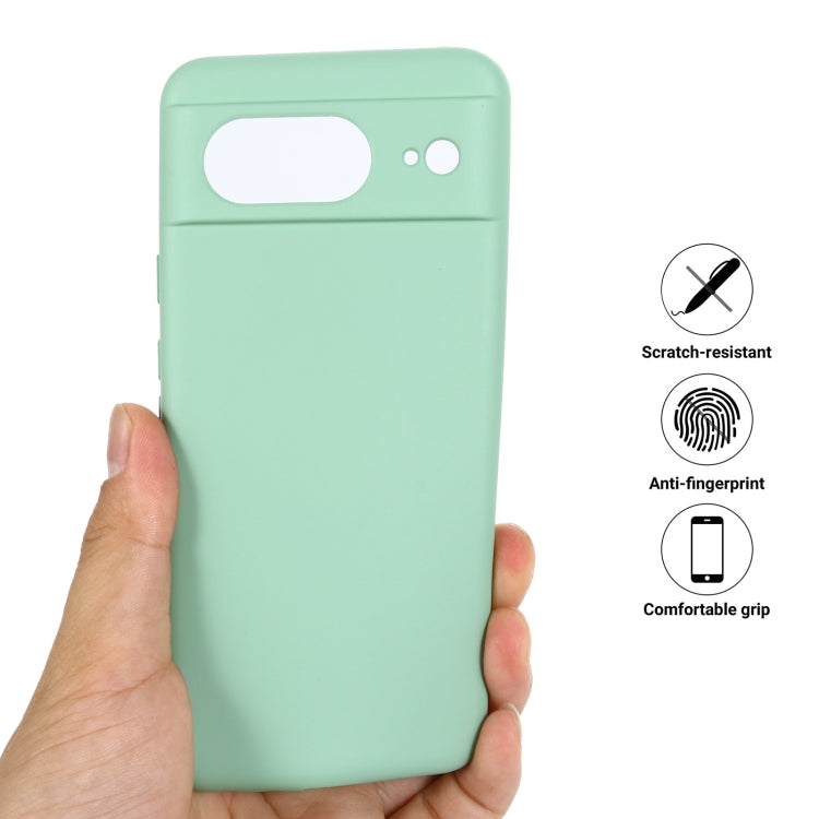 For Google Pixel 8 Pure Colour Liquid Silicone Shockproof Phone Case