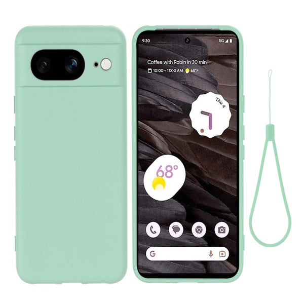 For Google Pixel 8A Pixel Pure Colour Liquid Silicone Shockproof Phone Case