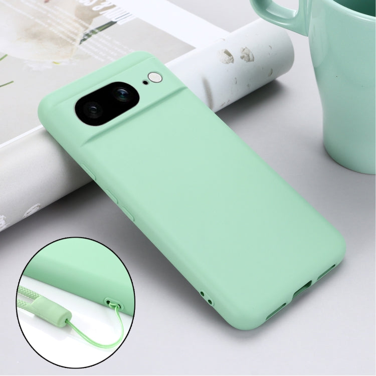 For Google Pixel 8 Pure Colour Liquid Silicone Shockproof Phone Case