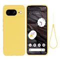 For Google Pixel 8 Pure Colour Liquid Silicone Shockproof Phone Case