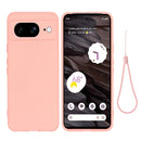 For Google Pixel 8A Pixel Pure Colour Liquid Silicone Shockproof Phone Case