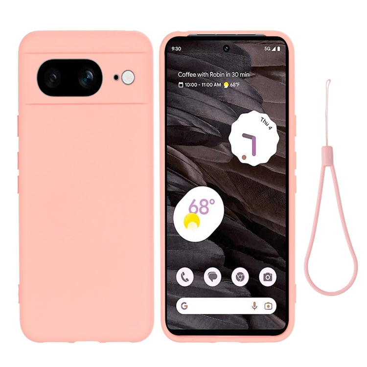 For Google Pixel 8 Pro Pure Colour Liquid Silicone Shockproof Phone Case