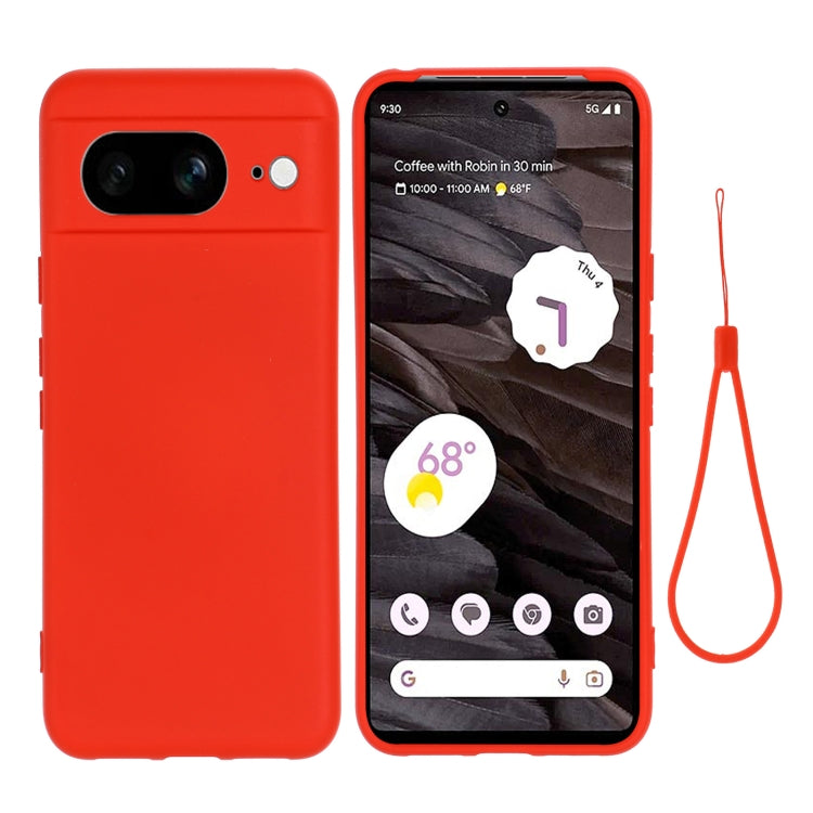 For Google Pixel 8 Pro Pure Colour Liquid Silicone Shockproof Phone Case