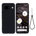 For Google Pixel 8 Pure Colour Liquid Silicone Shockproof Phone Case