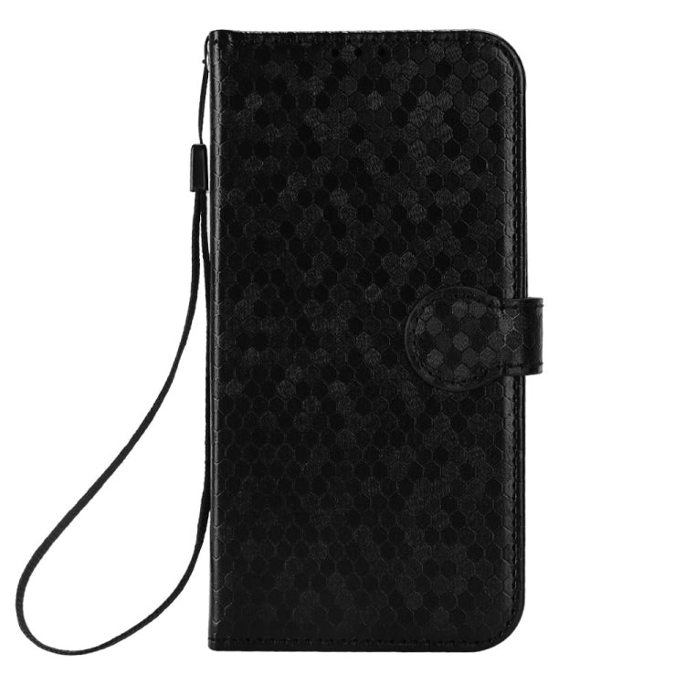 For Google Pixel 8a Honeycomb Dot Texture Leather Phone Case