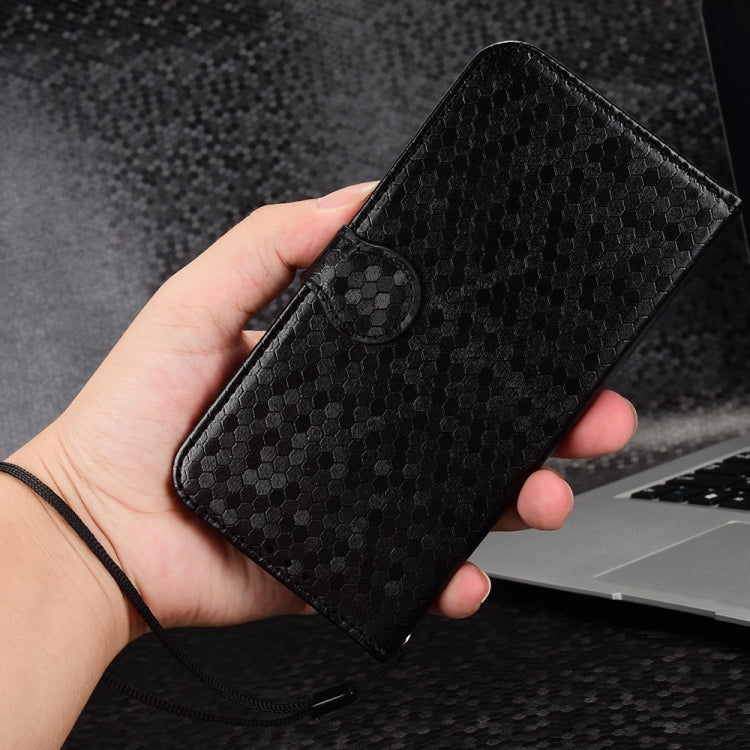 For Google Pixel 8a Honeycomb Dot Texture Leather Phone Case