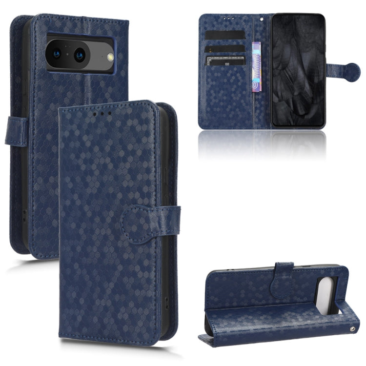 For Google Pixel 9 Honeycomb Dot Texture Leather Phone Case