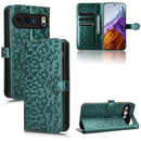 For Google Pixel 9 Pro XL Honeycomb Dot Texture Leather Phone Case
