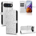 For Google Pixel 9 Pro Honeycomb Dot Texture Leather Phone Case