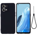 Solid Color Liquid Silicone Dropproof Full Coverage Phone Case, For OPPO Reno8 4G, For OPPO A79