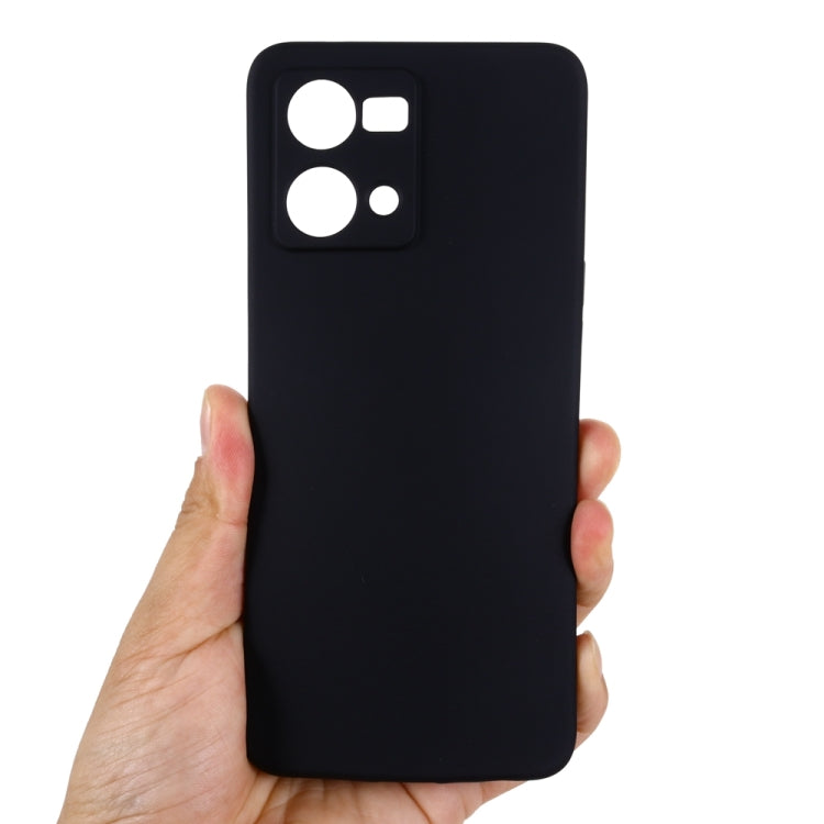 Solid Color Liquid Silicone Dropproof Full Coverage Phone Case, For OPPO Reno8 4G, For OPPO A79