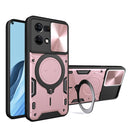 For OPPO Reno 12 F 5G Global Sliding Camera protector Magnetic Holder Phone Case