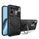 For OPPO Reno 12 F 5G Global Sliding Camera protector Magnetic Holder Phone Case