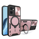 For OPPO Reno 12 F 5G Global Sliding Camera protector Magnetic Holder Phone Case