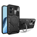 For OPPO Reno 12 F 5G Global Sliding Camera protector Magnetic Holder Phone Case