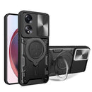 For OPPO Reno 12 F 5G Global Sliding Camera protector Magnetic Holder Phone Case
