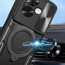 CD Texture Sliding Camshield Magnetic Holder Phone Case, For OPPO A79 5G Global