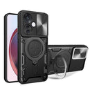 For OPPO Reno 12 F 5G Global Sliding Camera protector Magnetic Holder Phone Case