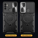 CD Texture Sliding Camshield Magnetic Holder Phone Case, For OPPO A53 4G, For OPPO A9 2020 / A5 2020 / A11x, For OPPO A79 5G Global