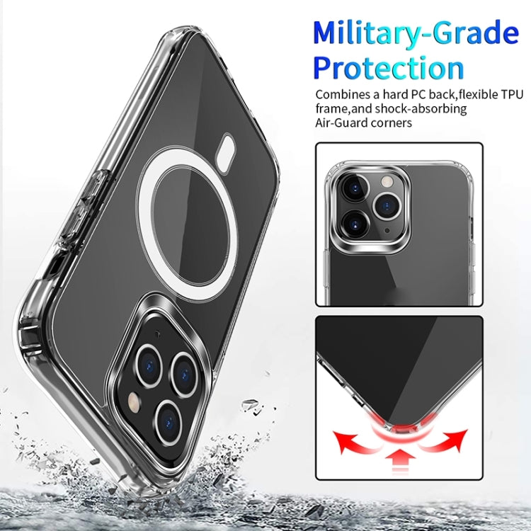 For Apple iPhone 15 Pro Max Magsafe Magnetic Four Corner Airbags Phone Case