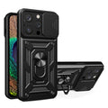 For iPhone 15 Pro Sliding Camera Cover Design TPU+PC Phone Case