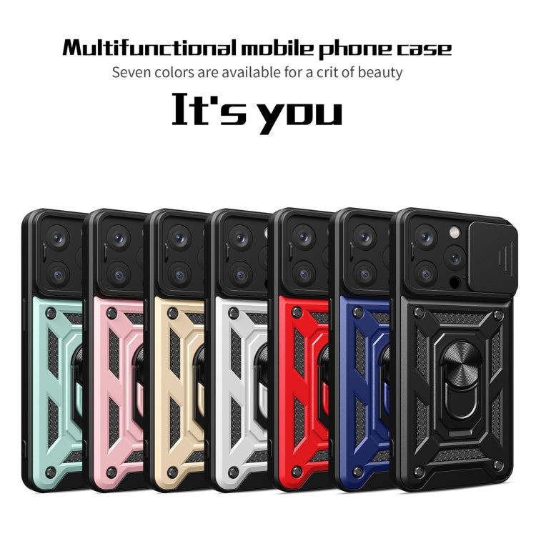 For iPhone 16 Sliding Camera Cover Design TPU+PC Phone Case