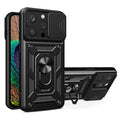 For iPhone 16 Pro Sliding Camera Cover Design TPU+PC Phone Case