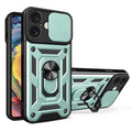 For iPhone 16 Plus Sliding Camera Cover Design TPU+PC Phone Case