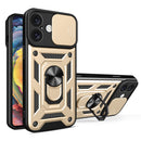 Sliding Camera Cover Design TPU+PC Phone Case, For iPhone 16 Plus, For iPhone 16, For iPhone 15 Pro