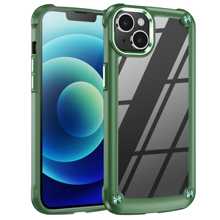 For iPhone 15 Pro TPU + PC Lens Protection Phone Case