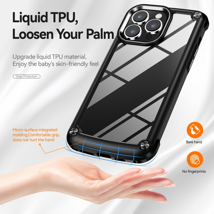 For iPhone 15 Pro TPU + PC Lens Protection Phone Case