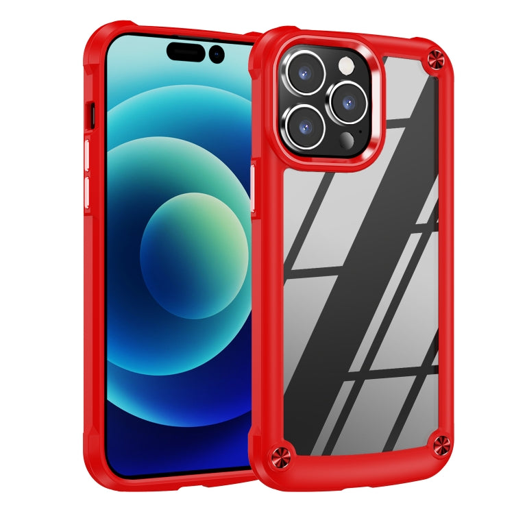 For iPhone 15 Pro TPU + PC Lens Protection Phone Case