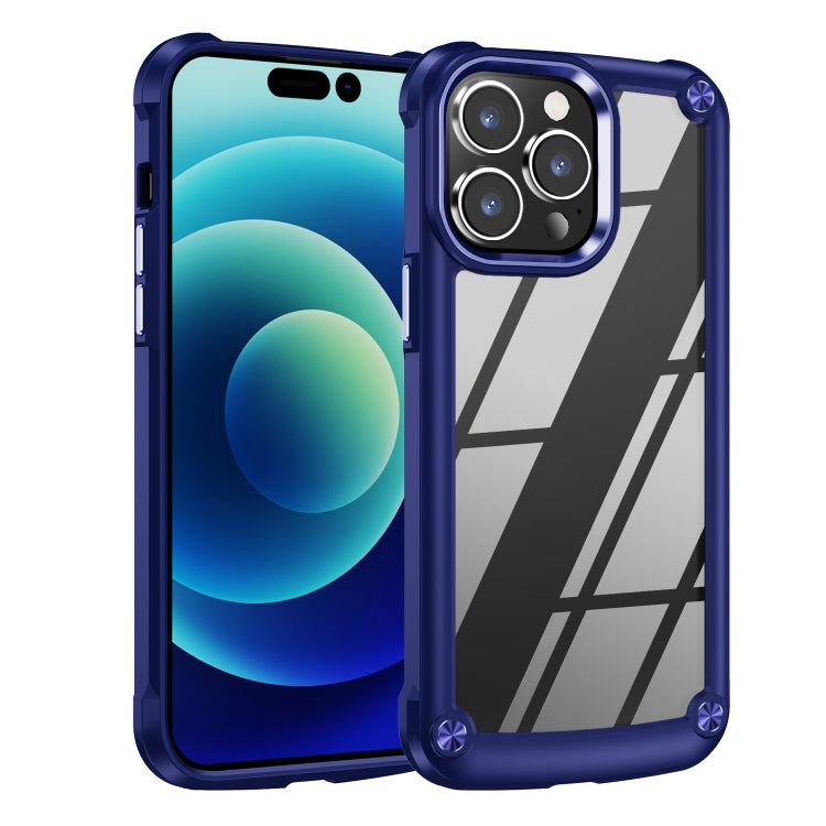 For iPhone 15 Pro TPU + PC Lens Protection Phone Case