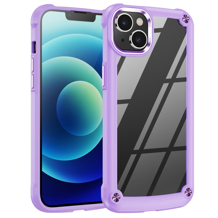 For iPhone 15 Pro TPU + PC Lens Protection Phone Case