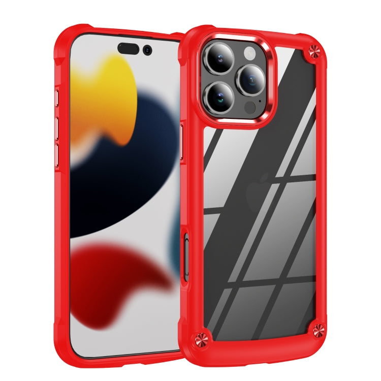 For iPhone 15 Pro TPU + PC Lens Protection Phone Case