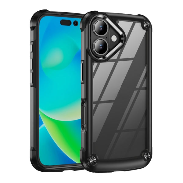 For iPhone 16 Pro Max TPU + PC Lens Protection Phone Case