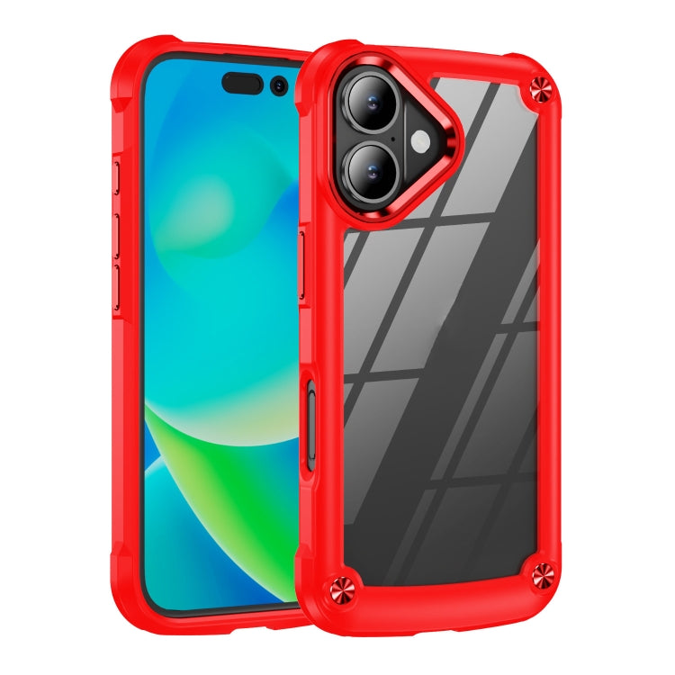 For iPhone 16 Pro Max TPU + PC Lens Protection Phone Case