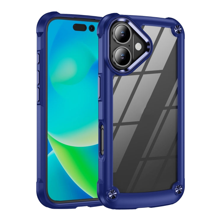 For iPhone 15 Pro TPU + PC Lens Protection Phone Case