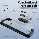 For iPhone 15 Pro TPU + PC Lens Protection Phone Case with Ring Holder Stand