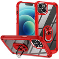 For iPhone 15 Plus TPU + PC Lens Protection Phone Case with Ring Holder