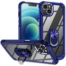 For iPhone 15 Pro TPU + PC Lens Protection Phone Case with Ring Holder Stand