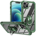 For iPhone 15 Plus TPU + PC Lens Protection Phone Case with Ring Holder