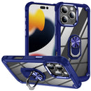 For iPhone 15 Pro Max TPU + PC Lens Protection Phone Case with Ring Holder Stand